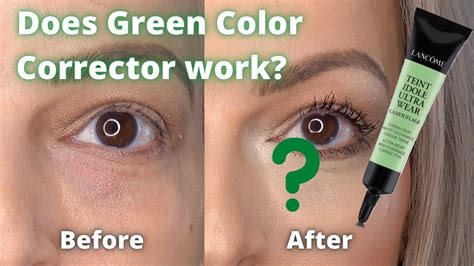 Does Green Concealer Work Covering Dark Circles Under Eyes Youtube