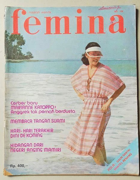 Jual Majalah Femina No Oktober Cover Julia Dewi Ja