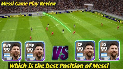 Messi Free Agent Game Play Review In Efootball 2023 Messi Game Play