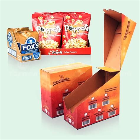 Custom Supermarket Retail Store Paper Display Box Packaging Cardboard