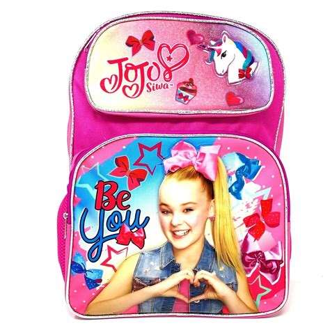 Girls Jojo Siwa Big Dream And Unicorn 16 Backpack