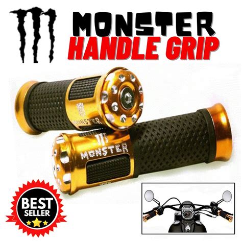 MOTORSTAR STAR X 125 | Motorcycle Body Parts Monster Handle Grip Accessories GOLD COLOR | Shopee ...