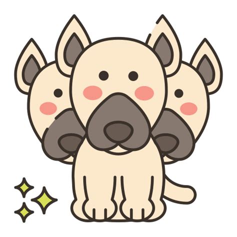 Cerberus Flaticons Lineal Color Icon