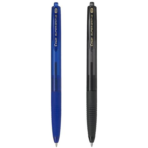 Pilot Super Grip G Retractable Ballpoint Medium – Blue or Black Ink ...