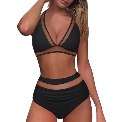 SZXZYGS Womens Swimsuits Two Piece Sexy Women High Waisted Bikini Sexy