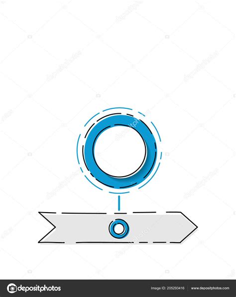 Layout Empty Timeline Colourful Infographic Vector Stock Vector Image ...