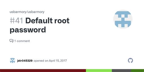 Default root password · Issue #41 · usbarmory/usbarmory · GitHub