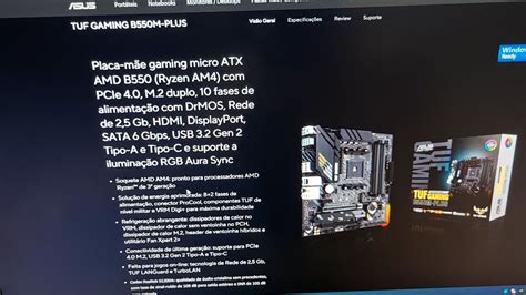 Como atualizar o BIOS da placa mãe ASUS TUF Gaming B550M Plus YouTube