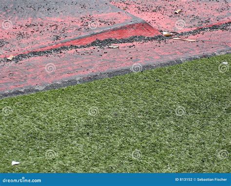 Sidewalk and grass verge stock photo. Image of lawn, surface - 813152