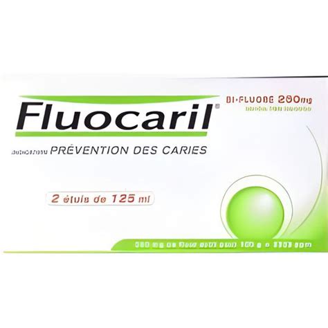 Fluocaril Dentifrice Bi Fluor Menthe Mg Lot De X Ml