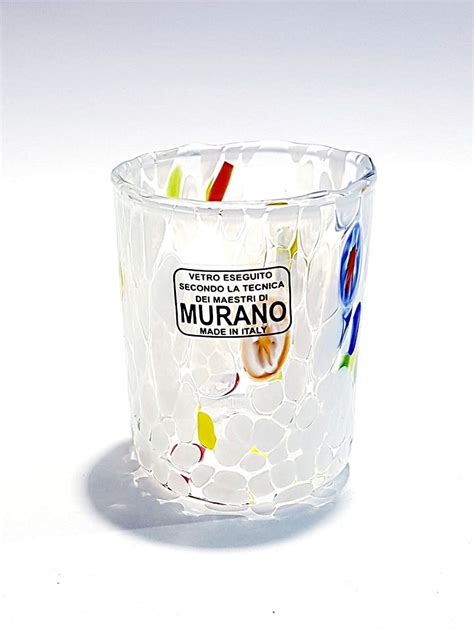 Bicchierini Murrina Set Da Sei Venturini Souvenirs Vetro Di Murano