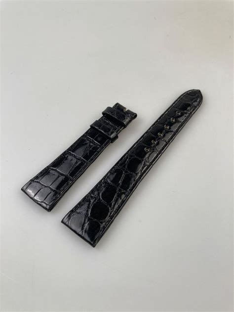 Rolex Genuine Crocodile Black Leather Watch Strap Kaufen Auf Ricardo