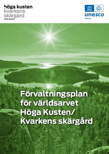 F Rvaltningsplan F R V Rldsarvet H Ga Kusten Kvarkens Sk Rg Rd