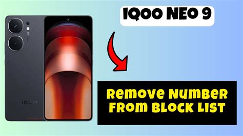 Remove Number From Block List Iqoo Neo How To Remove Number From