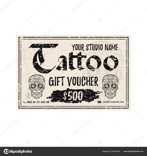 Vintage Gift Certificate Template