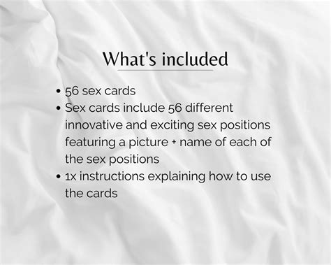 Printable Sex Cards With Sex Positions Sex Game T For Etsy Australia