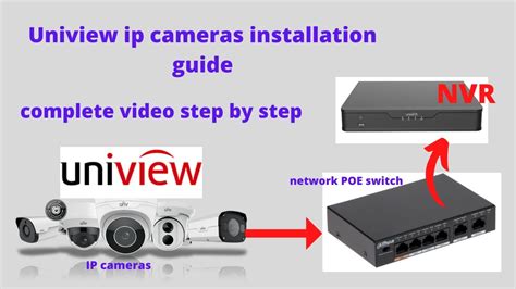 How To Install Uniview Ip Cameras How To Setup Uniview Ip Cameras