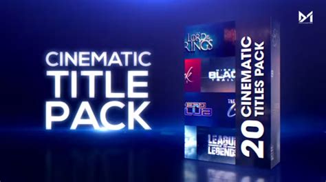 Videohive Cinematic Title Pack INTRO HD