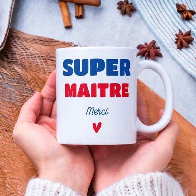 Tasse Personnalis E Super Ma Tre Avec Pr Nom Ou Message Cadeaux