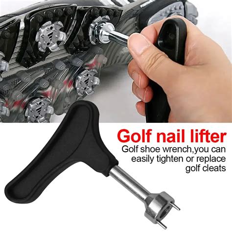 Golf Spikes Wrench Screw For Golf Shoes Universal Spike Outdoor Cleats Ratchet Key Handle