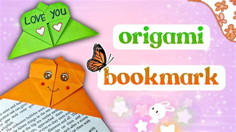 Origami Heart Bookmark How To Make A Paper Heart Bookmark Youtube