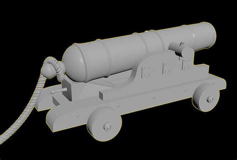 ancient cannon mortar 3D model | CGTrader