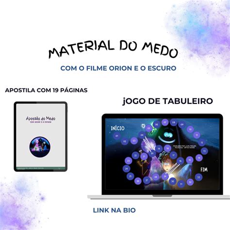 Atividades Do Medo Orion E O Escuro Laura Wildemberg Fiedler Hotmart