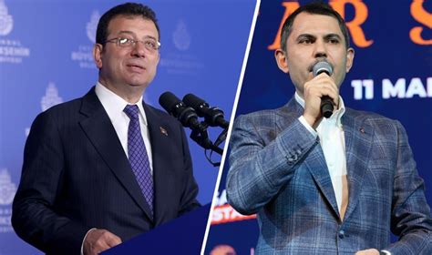 İstanbul da son anket ortaya çıktı Ekrem İmamoğlu ile Murat Kurum