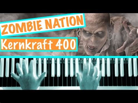 How To Play Zombie Nation Kernkraft Easy Piano Tutorial Youtube