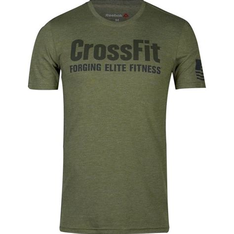 Koszulka męska CrossFit Forging Elite Fitness Tee Reebok khaki