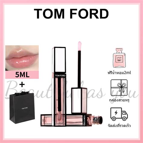 🎀ของแท้100 🎀 Tom Ford Rose Lip Oil Tint Huile A Levres Teintee 5ml Shopee Thailand