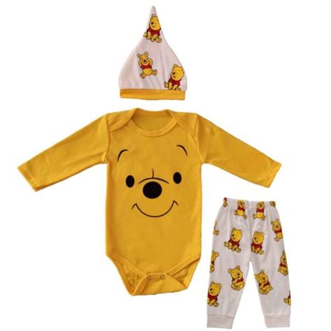 Set of 3 Baby Clothes Model Winnie the Pooh - ShopiPersia