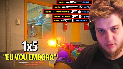 BOLTZ FEZ UM ACE CLUTCH 1x5 INSANO NO CS2 PREMIER YouTube