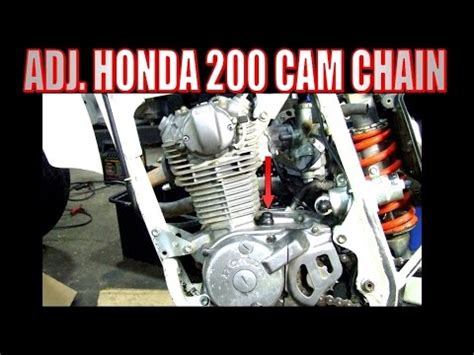 Honda ATC-TRX -XR 185/200 Cam Chain Adjustment | Doovi