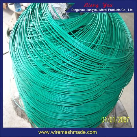 Green Pvc Coated Wire Pvc Coated Iron Wire Dingzhou Liangyou Buy Pvc