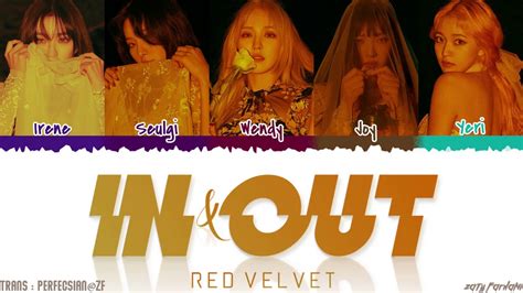 Red Velvet In Out Lyrics Color Coded Han Rom Eng Youtube