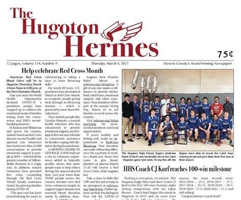 March 4 2021 Hugoton Hermes News