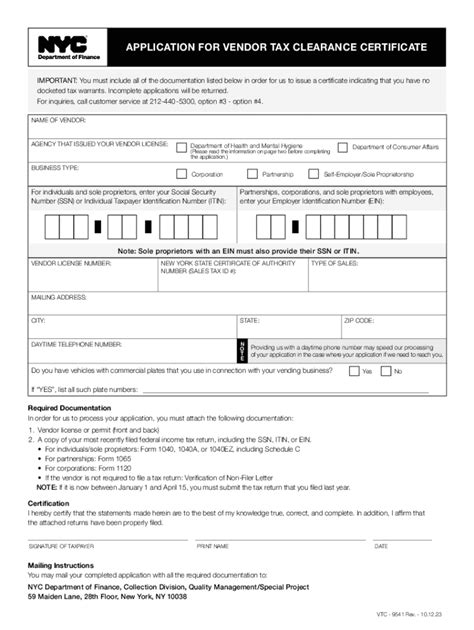 Vtc9541 2023 2025 Form Fill Out And Sign Printable PDF Template