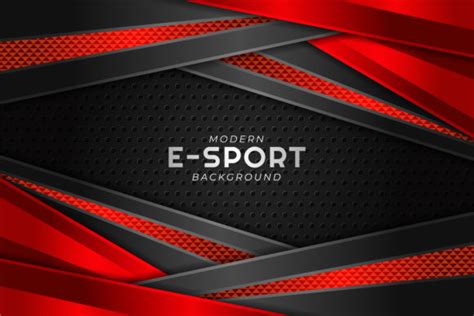 E-Sport Gaming Background Red Banner Graphic by Rafanec · Creative Fabrica