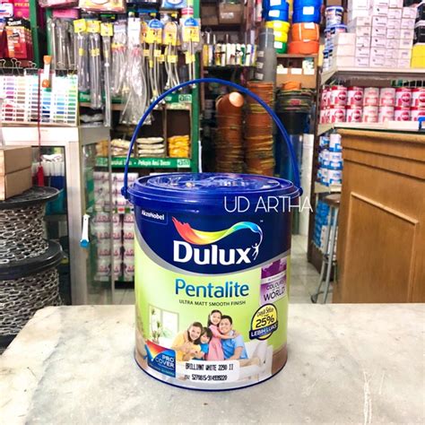 Jual Dulux Pentalite Ultra Matt Smooth Finish 25 Liter Brilliant