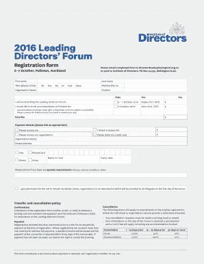 Fillable Online Iod Leading Directors Interactive Form