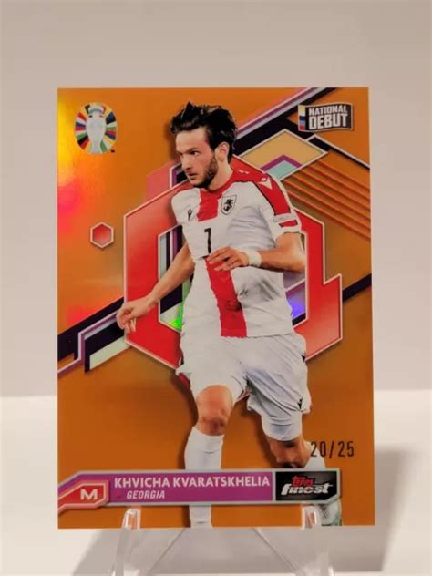 Topps Finest Road To Euro Khvicha Kvaratskhelia