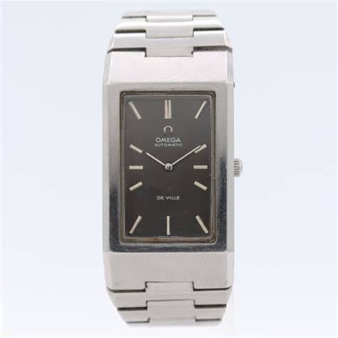 Vintage 27mm Omega 155.007 Tank De Ville Men's Automatic Wristwatch Sw