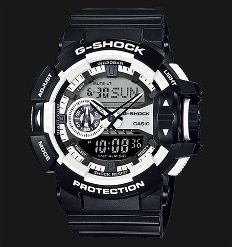 Casio G Shock Ga Adr Men Digital Analog Dial Black Resin Band