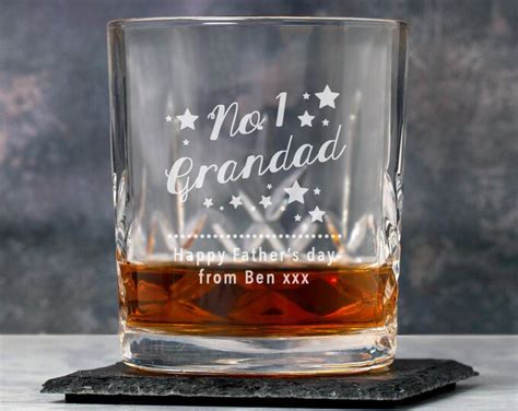 Engraved Whiskey Glass Custom Whiskey Glass Personalized Scotch Glass