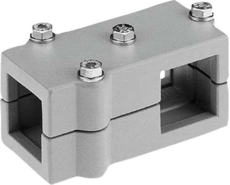 Matt Finished Corrosion Resistance Aluminium Square Tube Clamp For