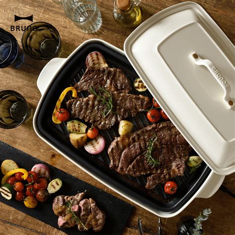 ถาดเสรม สำหรบ BRUNO Grande Hot Plate อปกรณเสรม ถาดยาง ถาดนงพรอมตะแกรง หมอชาบ ชอง