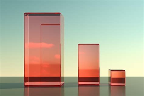 Premium Ai Image A Couple Of Red Vases Sitting On Top Of A Table