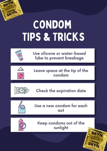 Condom Use Tips And Tricks For Safe Sex Pdf