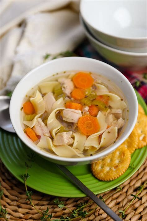 Easy Crock Pot Turkey Noodle Soup A Southern Soul